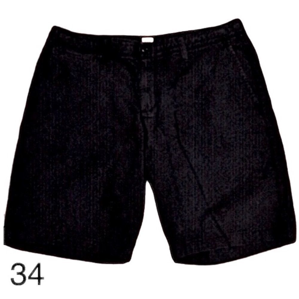 GAP Black Flat Front Shorts Waist 34 NWOT